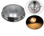MARINE BOAT CEILING/CABIN/DOME LIGHT SS ACCENT WITH ROCKER SWITC
